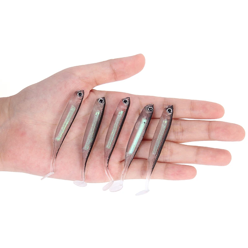 10pcs/set soft lure 7cm 2.2g Fishing lure Artificial rubber Shad Swimbaits Silicone bait Jigging floating For perch pike
10pcs/set soft lure 7cm 2.2g Fishing lure Artificial rubber Shad Swimbaits Silicone bait Jigging floating For perch pike