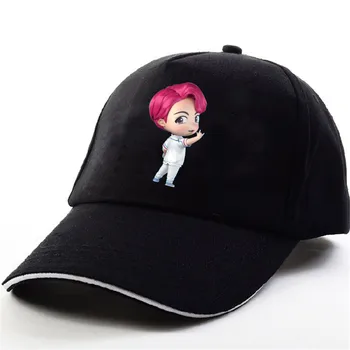 New Kpop House Of Bangtan Boys Black Cartoon Cap Adjustable Cotton Hat Universe Star Style Spring Autumn Caps 
New Kpop House Of Bangtan Boys Black Cartoon Cap Adjustable Cotton Hat Universe Star Style Spring Autumn Caps