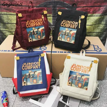 Backpacks Women Cartoon Letter Printed Japanese Harajuku Students School Fashion Zipper Couples Bag Teens Ins Large Capacity New 
Backpacks Women Cartoon Letter Printed Japanese Harajuku Students School Fashion Zipper Couples Bag Teens Ins Large Capacity New