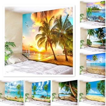 Psychedelic Forest Tapestry Sea Coconut Tree Wall Hanging Beach Tapestries 3D Printed Large Wall Tapestry Boho Hippie Home Decor
Psychedelic Forest Tapestry Sea Coconut Tree Wall Hanging Beach Tapestries 3D Printed Large Wall Tapestry Boho Hippie Home Decor