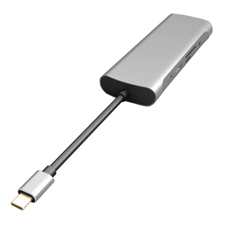 MultiFunction USB Hub Adapter 9 In1 USB C Hub Adapter Gigabit RJ45 4K HDMI PD Charger SD/TF Card Reader 3.5mm Audio for
MultiFunction USB Hub Adapter 9 In1 USB C Hub Adapter Gigabit RJ45 4K HDMI PD Charger SD/TF Card Reader 3.5mm Audio for