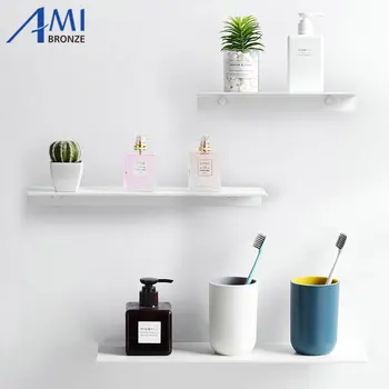 White Bathroom Shelves Single Tier Shelf Shampoo Rack Kitchen Rack Bathroom Shelf Space Aluminum
White Bathroom Shelves Single Tier Shelf Shampoo Rack Kitchen Rack Bathroom Shelf Space Aluminum