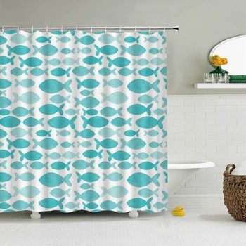 Cartoons Small Fish Shower Curtains 3d Bath Curtains Decorative With Hook Polyester Boy Washable Fabric 180*240cm Screen
Cartoons Small Fish Shower Curtains 3d Bath Curtains Decorative With Hook Polyester Boy Washable Fabric 180*240cm Screen