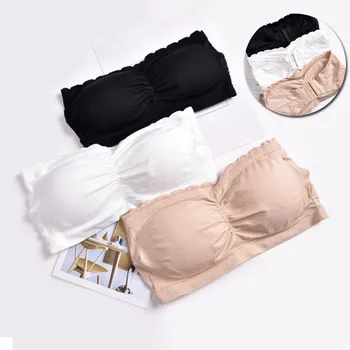New Strapless Bra Tube Top Sexy Gather Non Slip Off Shoulder Seamless Bust Wrap Crop Wireless Padded Fashion Female Underwear
New Strapless Bra Tube Top Sexy Gather Non Slip Off Shoulder Seamless Bust Wrap Crop Wireless Padded Fashion Female Underwear