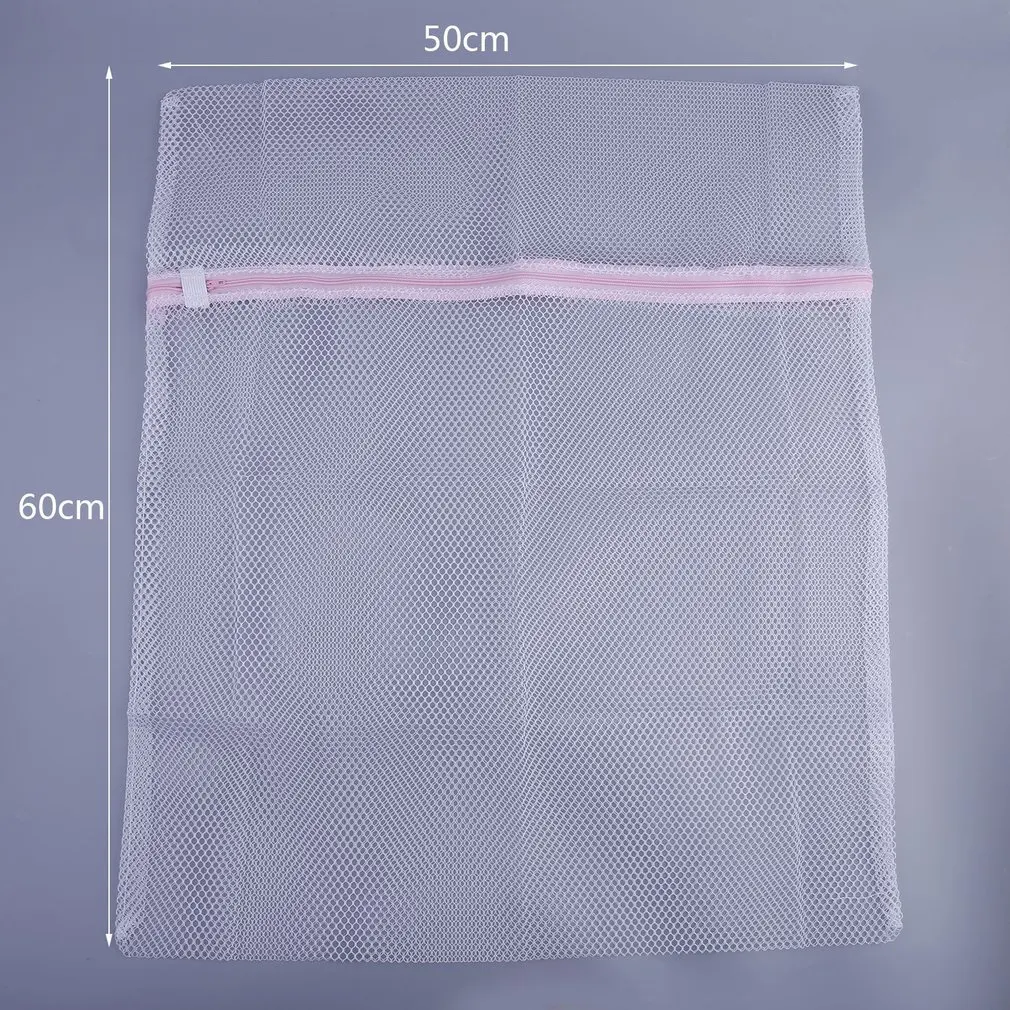 3 Sizes Zippered Mesh Laundry Wash Bags Foldable Delicates Lingerie Bra Socks Underwear Washing Machine Clothes Protection Net