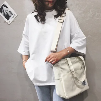 Big bag female 2020 new fashion Korean student portable casual shopping bag simple canvas messenger bag
Big bag female 2020 new fashion Korean student portable casual shopping bag simple canvas messenger bag