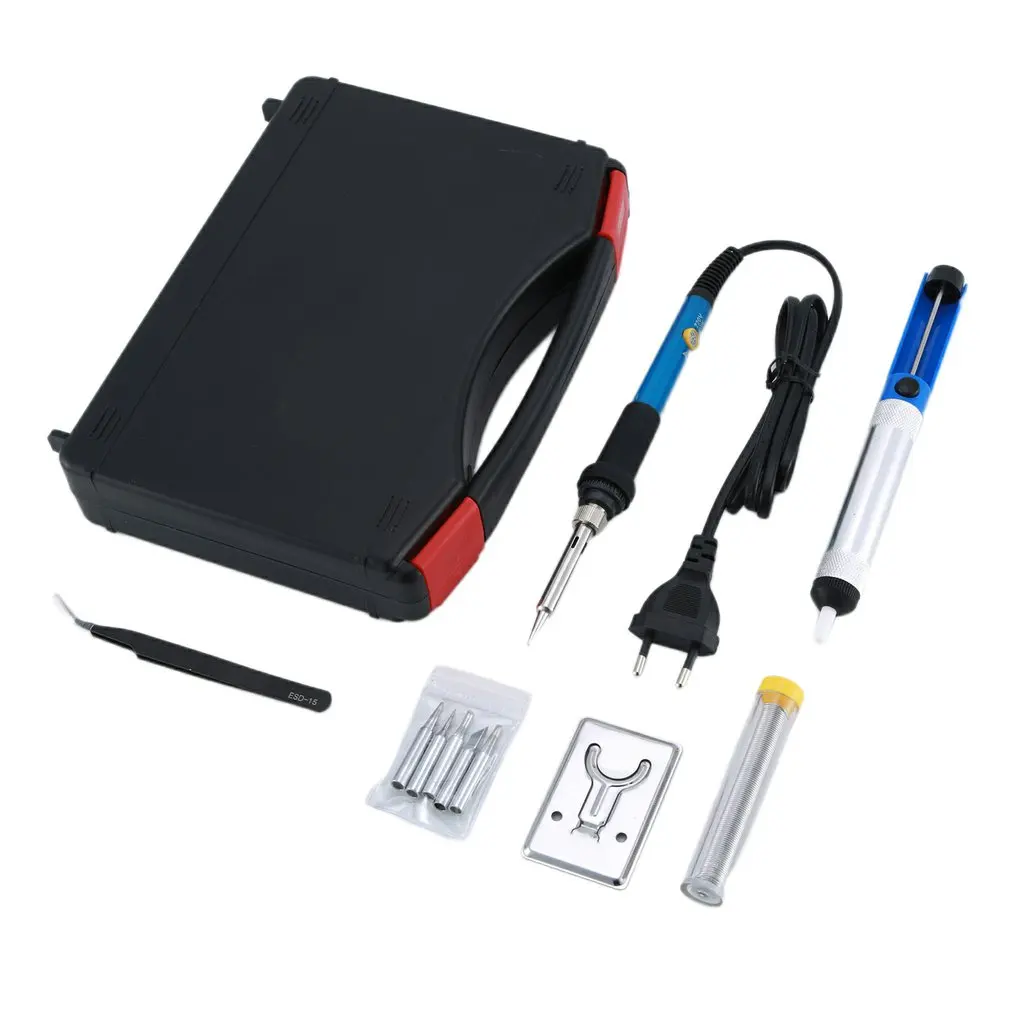12PCS SET Adjustable Temperature Electric Soldering Iron 220V Welding Solder Rework Station Heat Pencil Tips Repair Tool
12PCS SET Adjustable Temperature Electric Soldering Iron 220V Welding Solder Rework Station Heat Pencil Tips Repair Tool