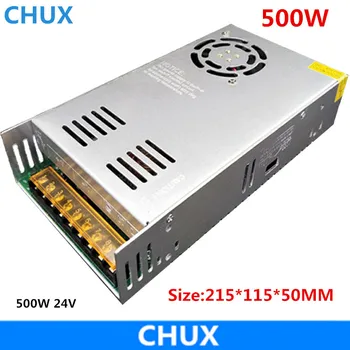 CHUX Single output LED Switching mode Power Supply mini size MS series 500W 24V 20A Transformer
CHUX Single output LED Switching mode Power Supply mini size MS series 500W 24V 20A Transformer