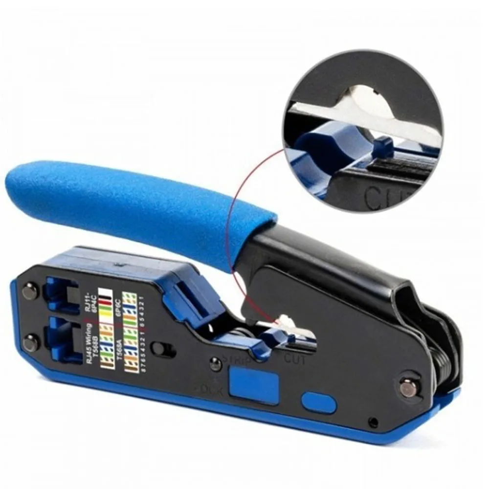 4P Cat5e Crimper Network Cable Plier Cat6 Lan | Tool Stripping 6P For 1*RJ45 Wish Cutter
4P Cat5e Crimper Network Cable Plier Cat6 Lan | Tool Stripping 6P For 1*RJ45 Wish Cutter