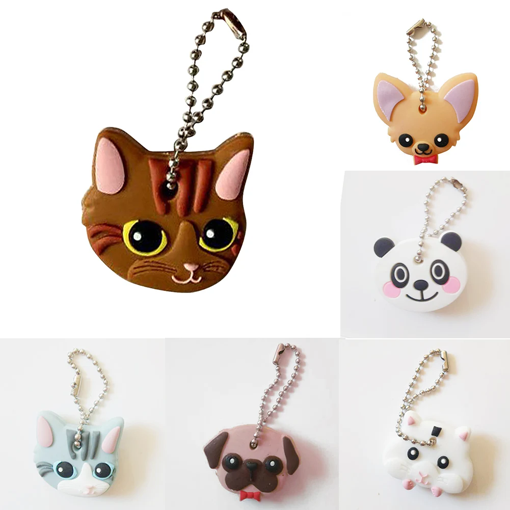 Cute Puppy Pug Cat Panada Key Cover Cap Keychain Key Ring PVC Key Case Unisex Key Chain Fashion Jewelries
Cute Puppy Pug Cat Panada Key Cover Cap Keychain Key Ring PVC Key Case Unisex Key Chain Fashion Jewelries