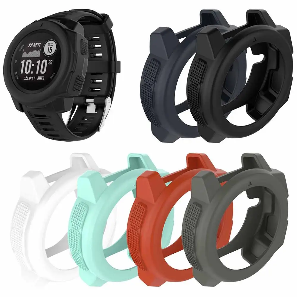 Silicone Protective Case For Garmin Instinct Band Anti-fall Waterproof Watch Protector For Garmin Instinct Sports Smart Watch
Silicone Protective Case For Garmin Instinct Band Anti-fall Waterproof Watch Protector For Garmin Instinct Sports Smart Watch