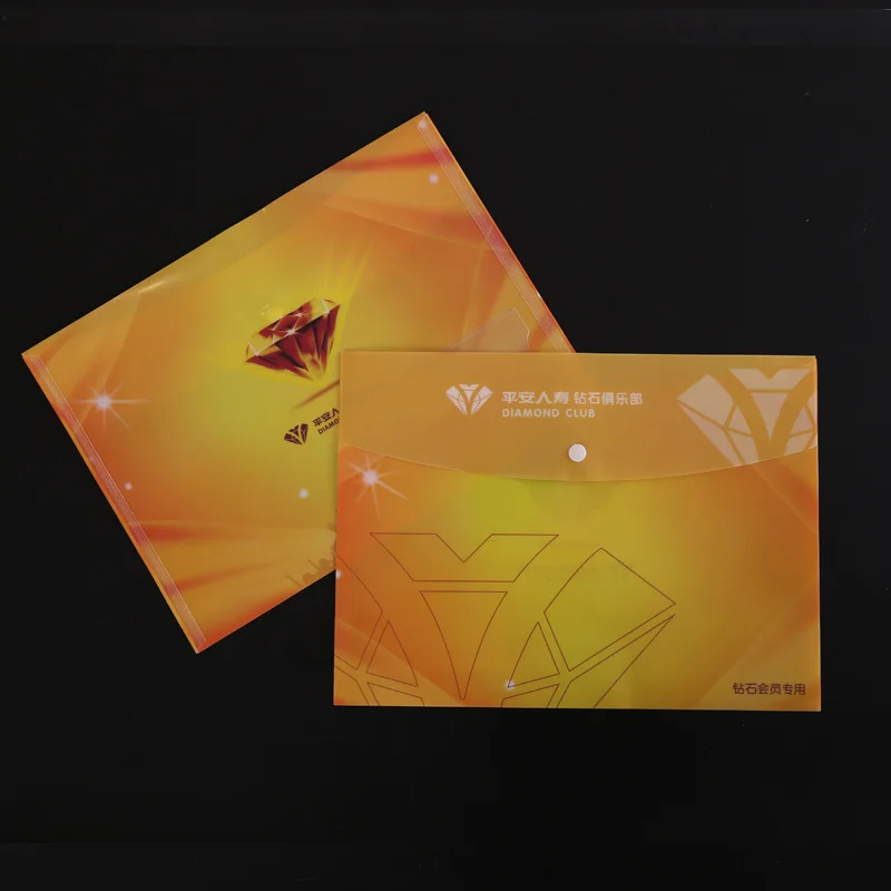 New Style Ping An Insurance Diamond Member Policy Envelope Snap Closure File Holder Portfolio File Bag Gift Wholesale
New Style Ping An Insurance Diamond Member Policy Envelope Snap Closure File Holder Portfolio File Bag Gift Wholesale