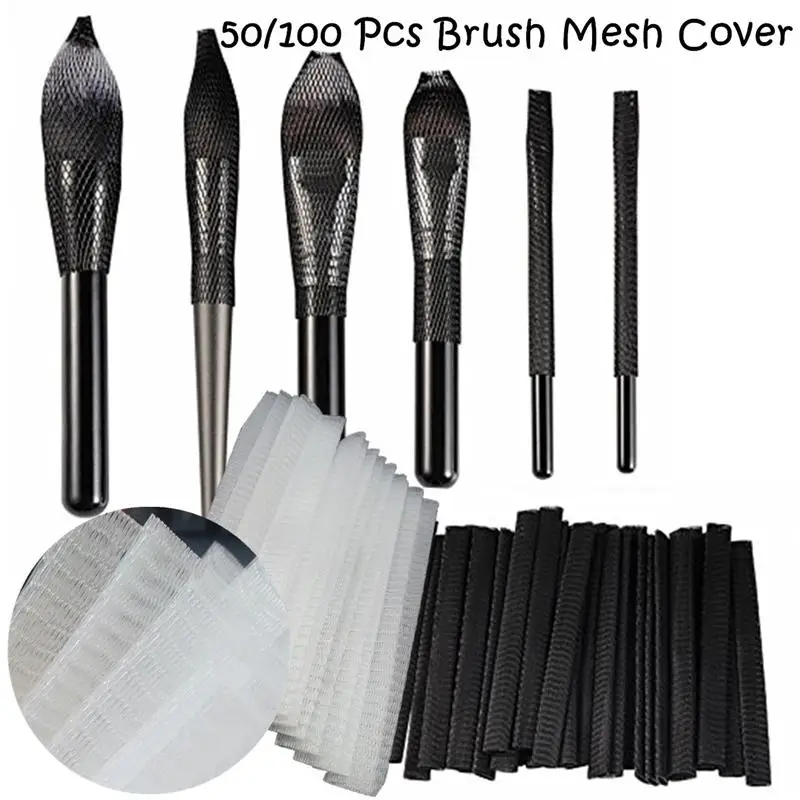 50/100pcs Makeup Brushes Net Protector Guard Elastic Mesh Beauty Make Up Cosmetic Brush Pen Cover
50/100pcs Makeup Brushes Net Protector Guard Elastic Mesh Beauty Make Up Cosmetic Brush Pen Cover