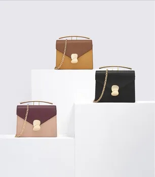 2020 New Mixed Colors Clutch Metal Handle Ornaments Portable Shoulder Bag Luxury Chain Flap Women Handbag
2020 New Mixed Colors Clutch Metal Handle Ornaments Portable Shoulder Bag Luxury Chain Flap Women Handbag