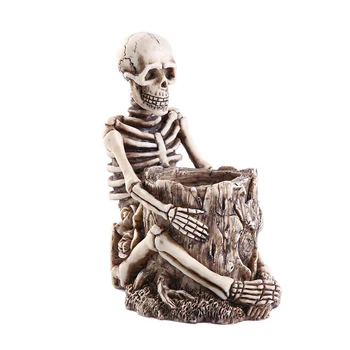 Skull Pen Holder Skeleton Multifunctional Makeup Brush Pencil Storage Home Office Desk Organizer Halloween Decor
Skull Pen Holder Skeleton Multifunctional Makeup Brush Pencil Storage Home Office Desk Organizer Halloween Decor