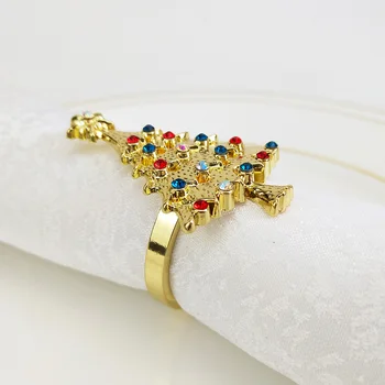 Christmas Tree Napkin Rings Serviette Rings Alloy Napkin Holder West Dinner Towel Napkin Ring Party Decoration
Christmas Tree Napkin Rings Serviette Rings Alloy Napkin Holder West Dinner Towel Napkin Ring Party Decoration