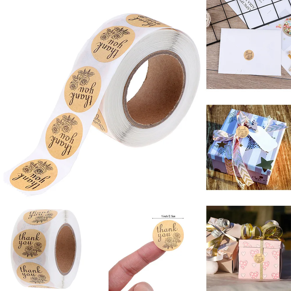 500pcs/roll Round Flower Thank You Stickers Scrapbooking For Package Seal Labels Custom Sticker Decoration Wedding Sticker
500pcs/roll Round Flower Thank You Stickers Scrapbooking For Package Seal Labels Custom Sticker Decoration Wedding Sticker