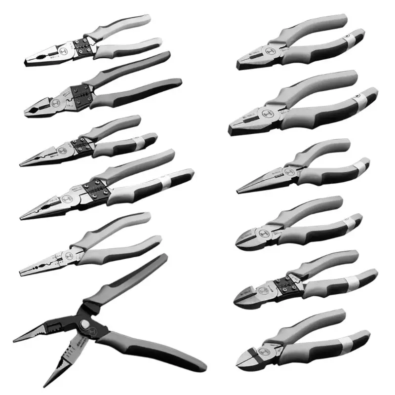 OOTDTY 6''-8.5'' Multifunction Wire Stripper Cutter Long Nose Pliers Heavy Duty Electrician Hand Tools Clamp
OOTDTY 6''-8.5'' Multifunction Wire Stripper Cutter Long Nose Pliers Heavy Duty Electrician Hand Tools Clamp