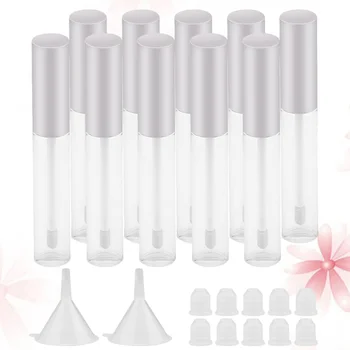 1 Set 22PCs Plastic Lip Bottles Refill Empty Lip Gloss Tubes Containers Clear Mini Refillable Lip Balm Bottles Inserts (Silver 3
1 Set 22PCs Plastic Lip Bottles Refill Empty Lip Gloss Tubes Containers Clear Mini Refillable Lip Balm Bottles Inserts (Silver 3