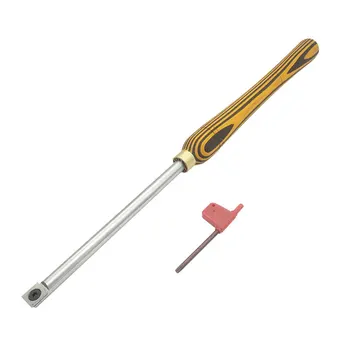 Lathe Wood Turning Tool Carbide Insert Cutter Shank with Wood Hand-Held,Turning Tool
Lathe Wood Turning Tool Carbide Insert Cutter Shank with Wood Hand-Held,Turning Tool