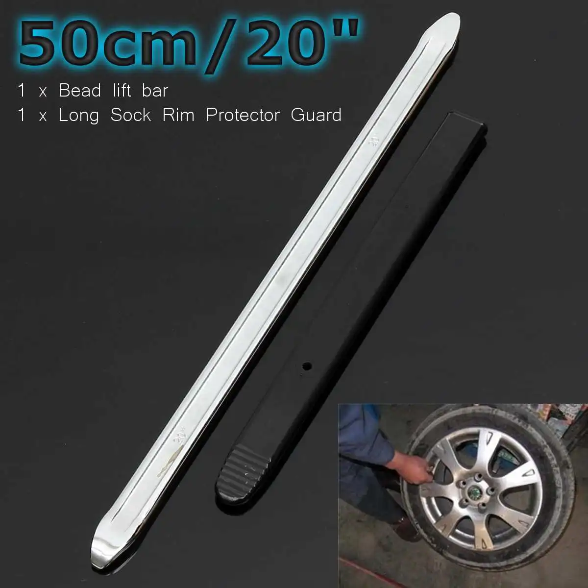 50cm Chrome Iron Tire Changer Machine Bead Lifting Tool Pry Bar Lever Car Repairing Tool Mounting/Remove Tire
50cm Chrome Iron Tire Changer Machine Bead Lifting Tool Pry Bar Lever Car Repairing Tool Mounting/Remove Tire