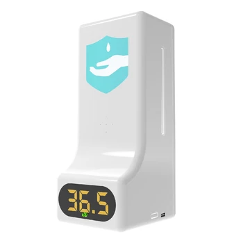WallMounted Thermometer with Hand Soap Dispenser 2 in 1 Infrared Thermometer H9 Automatic Temperature Measurement Voice
WallMounted Thermometer with Hand Soap Dispenser 2 in 1 Infrared Thermometer H9 Automatic Temperature Measurement Voice