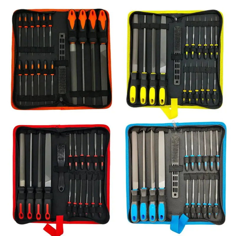 17Pcs File Tool Set with Carry Case,Premium Grade T12 Drop Forged Alloy Steel, Precision Flat/Triangle/Half-round/Round Large Fi
17Pcs File Tool Set with Carry Case,Premium Grade T12 Drop Forged Alloy Steel, Precision Flat/Triangle/Half-round/Round Large Fi
