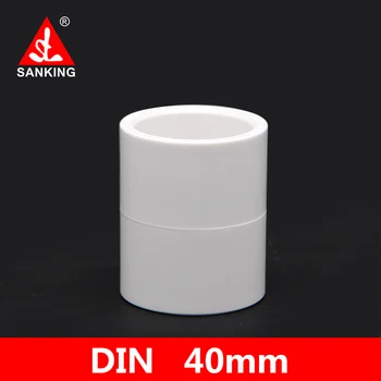 Sanking UPVC 40mm Coupling Connector for Garden Irrigation Aquarium Adapter Water Tank Water Pipe Joint
Sanking UPVC 40mm Coupling Connector for Garden Irrigation Aquarium Adapter Water Tank Water Pipe Joint