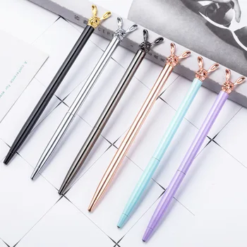 1pcs Kawaii Ball Pens Metal Ballpen Rabbit Dree Ballpoint Pens Student Pens for School Stationery Office Supplies 1.0mm
1pcs Kawaii Ball Pens Metal Ballpen Rabbit Dree Ballpoint Pens Student Pens for School Stationery Office Supplies 1.0mm