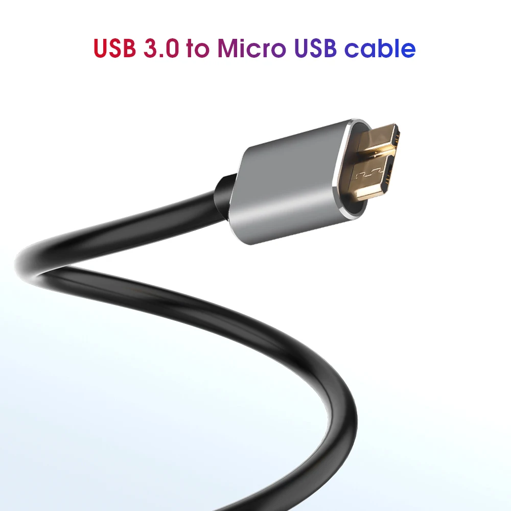 KEBIDU Micro USB 3.0 Cable 1M Fast Charging Data Cable USB Cord Mobile Phone Cables For External Hard Drive Disk HDD Samsung S5
KEBIDU Micro USB 3.0 Cable 1M Fast Charging Data Cable USB Cord Mobile Phone Cables For External Hard Drive Disk HDD Samsung S5