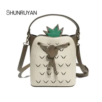 SHUNRUYAN Fashion Vintage Brand Design Women Small Bucket Pineapple Messenger Bags Ladies Bag Shoulder Bag Crossbody Bag Female
SHUNRUYAN Fashion Vintage Brand Design Women Small Bucket Pineapple Messenger Bags Ladies Bag Shoulder Bag Crossbody Bag Female