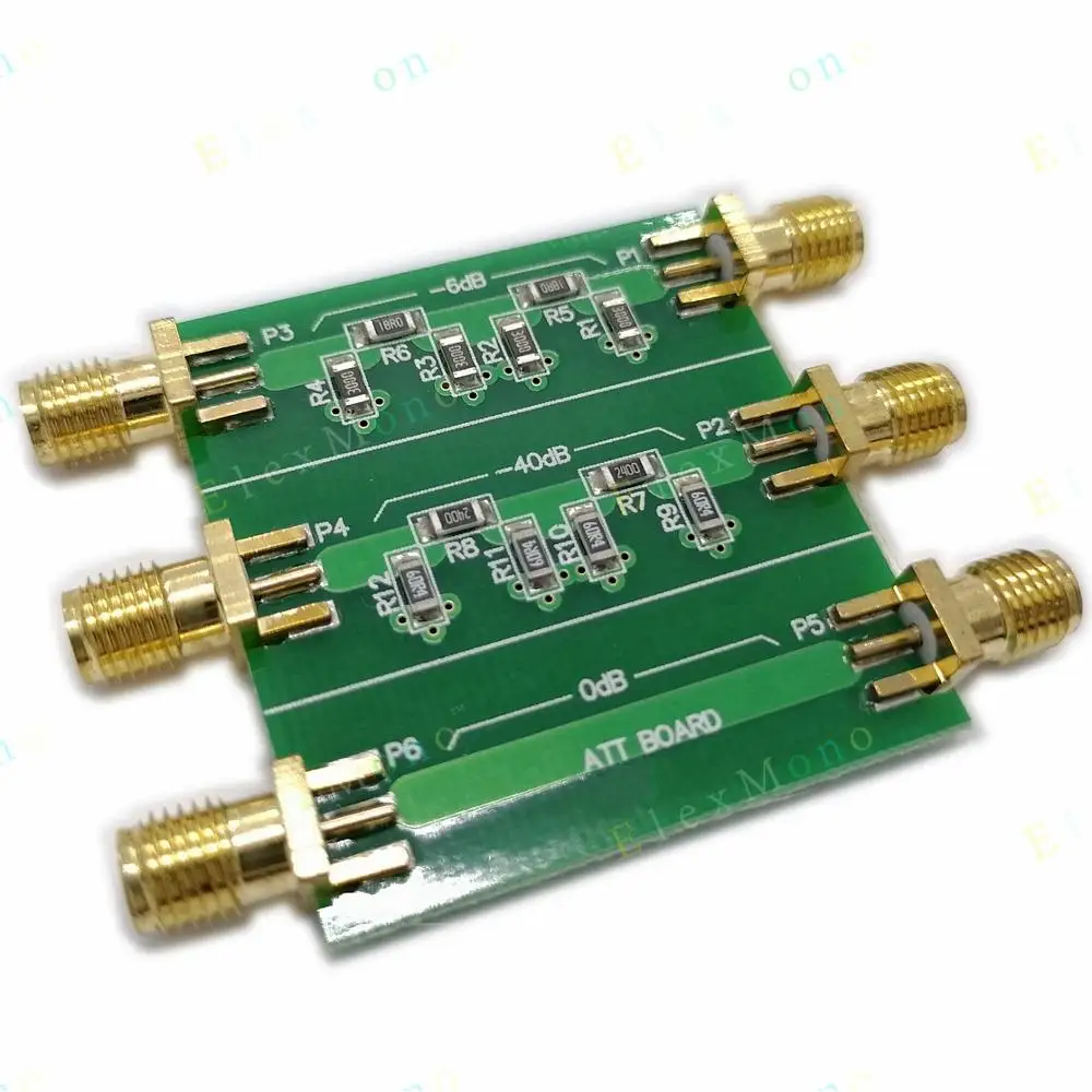 -6dB -40dB 50 ohms Attenuator for RF Radio NWT Frequency sweepers Calibration ATT Board
-6dB -40dB 50 ohms Attenuator for RF Radio NWT Frequency sweepers Calibration ATT Board