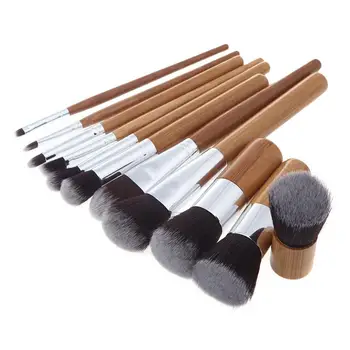 Makeup Brush Set Professional 12 Pcs Bamboo Handle Synthetic Foundation Concealer Eye Face Powder Cosmetics Brushes Kit With Bag
Makeup Brush Set Professional 12 Pcs Bamboo Handle Synthetic Foundation Concealer Eye Face Powder Cosmetics Brushes Kit With Bag