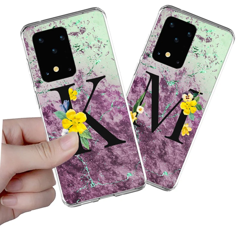 Custom name Letter Flowers marble pattern soft phone Case Cover for Samsung Galaxy Note 10 S10 S20 Plus Ultra A71 A51 A50 A70
Custom name Letter Flowers marble pattern soft phone Case Cover for Samsung Galaxy Note 10 S10 S20 Plus Ultra A71 A51 A50 A70