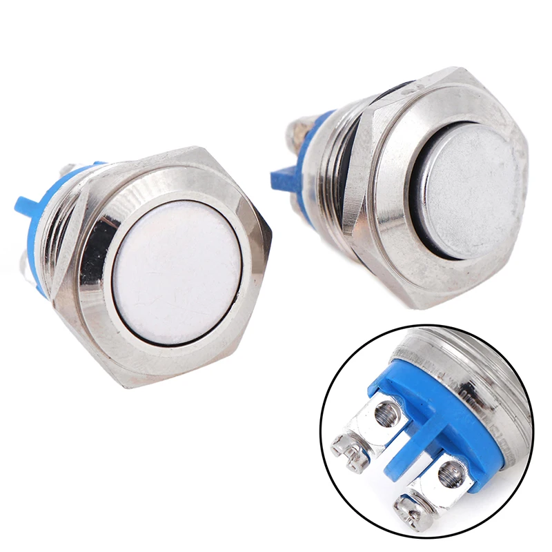 1pc IP67 Metal Push Button Switch Waterproof Nickel Plated Brass Self-reset Momentary Locking Latching NO High/Flat Round 16mm
1pc IP67 Metal Push Button Switch Waterproof Nickel Plated Brass Self-reset Momentary Locking Latching NO High/Flat Round 16mm