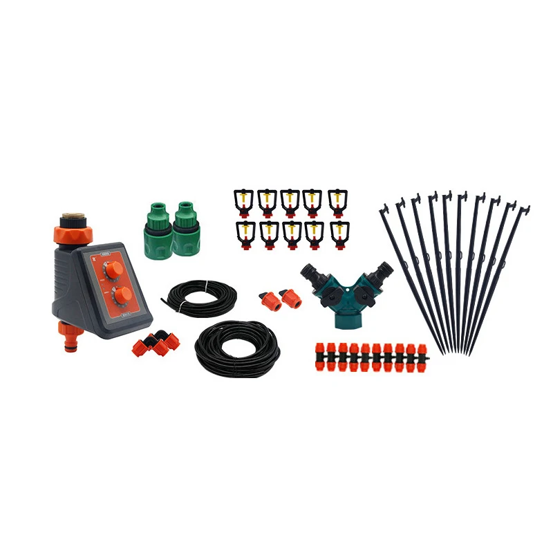 10M Irrigation System with Digital Timer Automatic Garden Irrigation System 1/4 inch Blank Distribution Tubing Hose Drip Mist Sp
10M Irrigation System with Digital Timer Automatic Garden Irrigation System 1/4 inch Blank Distribution Tubing Hose Drip Mist Sp