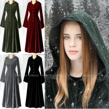 Medieval Carnival Elf Hooded Party Dress Renaissance Archer Cloak Capes Witch Wizard Vampire Cosplay Costume Vintage Coat
Medieval Carnival Elf Hooded Party Dress Renaissance Archer Cloak Capes Witch Wizard Vampire Cosplay Costume Vintage Coat