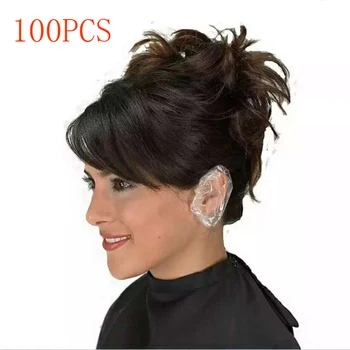 100 Pcs Thickened Disposable Plastic Waterproof Ear Protector Cover Caps Salon Hairdressing Dye Shield Earmuffs Shower Tool 
100 Pcs Thickened Disposable Plastic Waterproof Ear Protector Cover Caps Salon Hairdressing Dye Shield Earmuffs Shower Tool