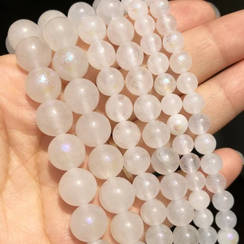 Natural Stone Transparent Clear Moonstone Loose Spacer Beads for Jewelry Making DIY Bracelets Necklace Supplies 15'' 6 8 10mm
Natural Stone Transparent Clear Moonstone Loose Spacer Beads for Jewelry Making DIY Bracelets Necklace Supplies 15'' 6 8 10mm