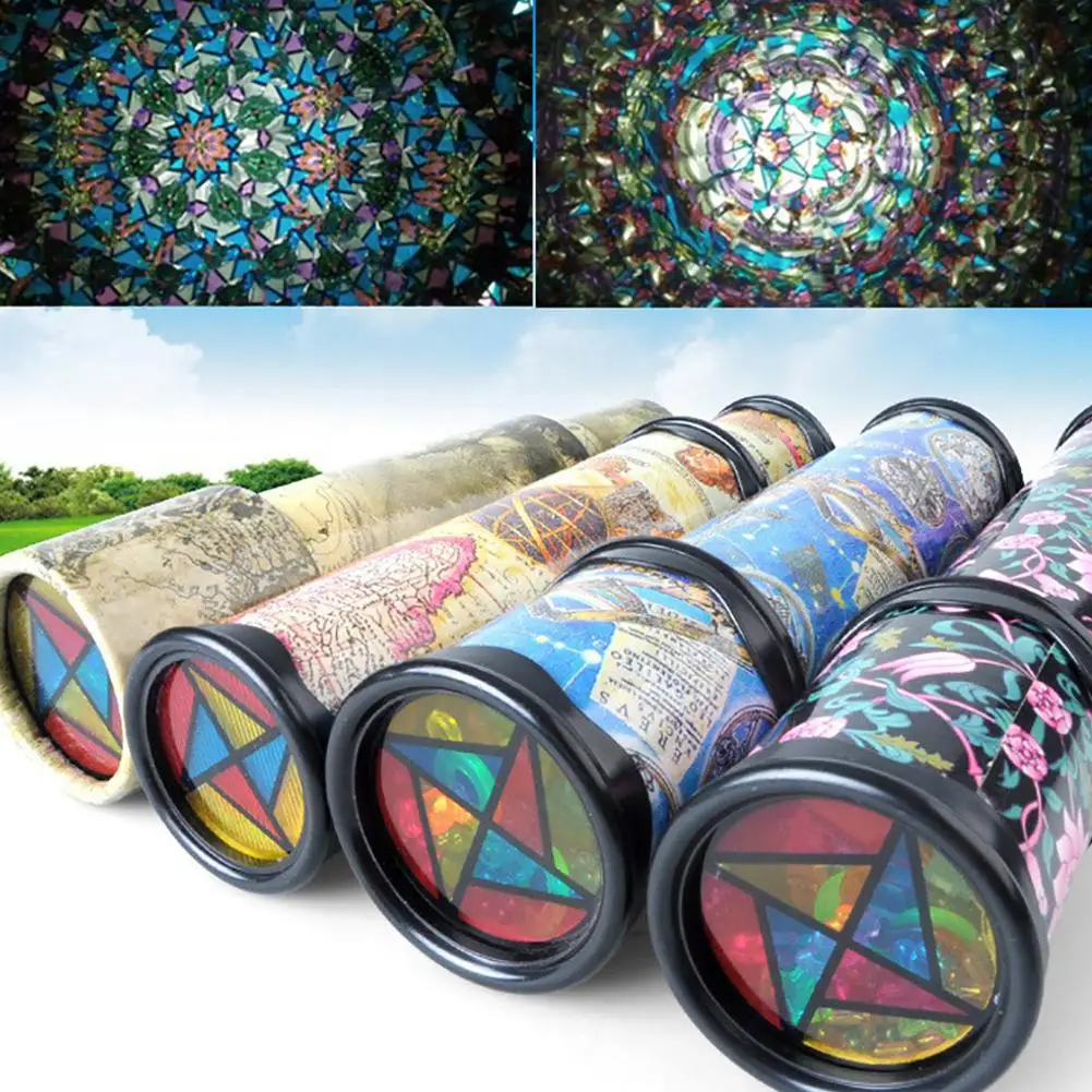 Rotatable Kaleidoscope Kids Children Educational Science Toy Birthday Gifts see the world in a new and more artistic way
Rotatable Kaleidoscope Kids Children Educational Science Toy Birthday Gifts see the world in a new and more artistic way