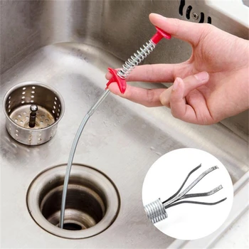 Bathroom Kitchen Spring Sewer Dredging Tool Bendable Sink Tub Toilet Hair Filter Pipe Clean Hook Dredging Tools
Bathroom Kitchen Spring Sewer Dredging Tool Bendable Sink Tub Toilet Hair Filter Pipe Clean Hook Dredging Tools