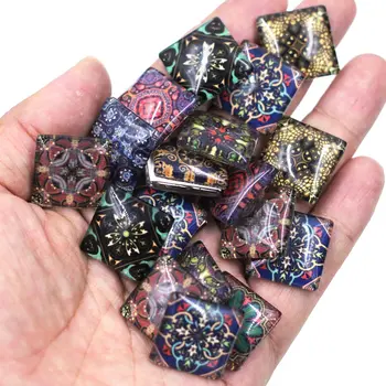 100Pcs Cameos Cabochons Dome Seals Multicolor Flowers DIY Square Glass Crafts Jewelry DIY Findings Wholesale 20x20mm
100Pcs Cameos Cabochons Dome Seals Multicolor Flowers DIY Square Glass Crafts Jewelry DIY Findings Wholesale 20x20mm