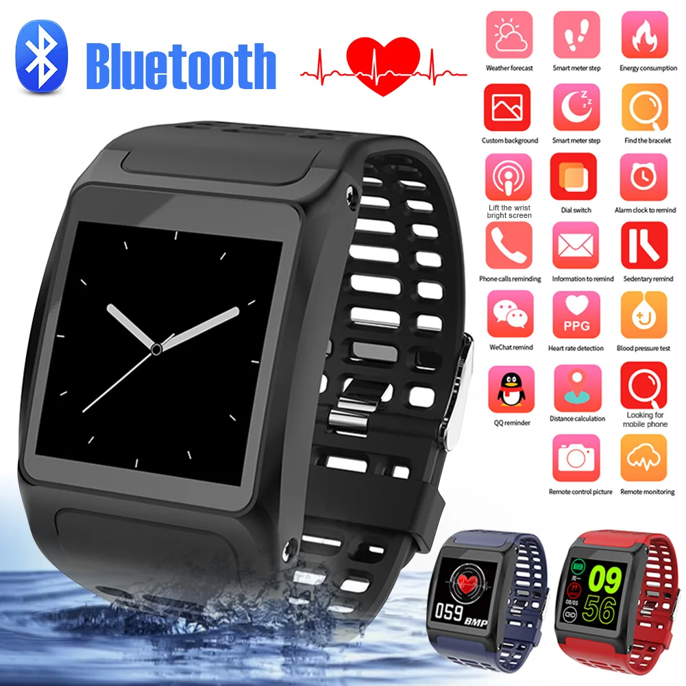 Smart Watch Bluetooth 4.0 Touch Screen Men Women Heart Rate Monitor Blood Pressure Fitness Tracker Sport Watch for Ios Android
Smart Watch Bluetooth 4.0 Touch Screen Men Women Heart Rate Monitor Blood Pressure Fitness Tracker Sport Watch for Ios Android