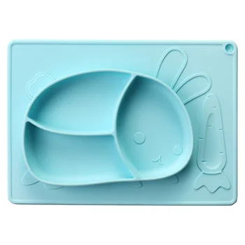 Silicone Kids Dinner Plate Cute Rabbit Design Dining Tray One-piece Tableware Useful Meal Dish for Baby Home (Sky-blue)
Silicone Kids Dinner Plate Cute Rabbit Design Dining Tray One-piece Tableware Useful Meal Dish for Baby Home (Sky-blue)