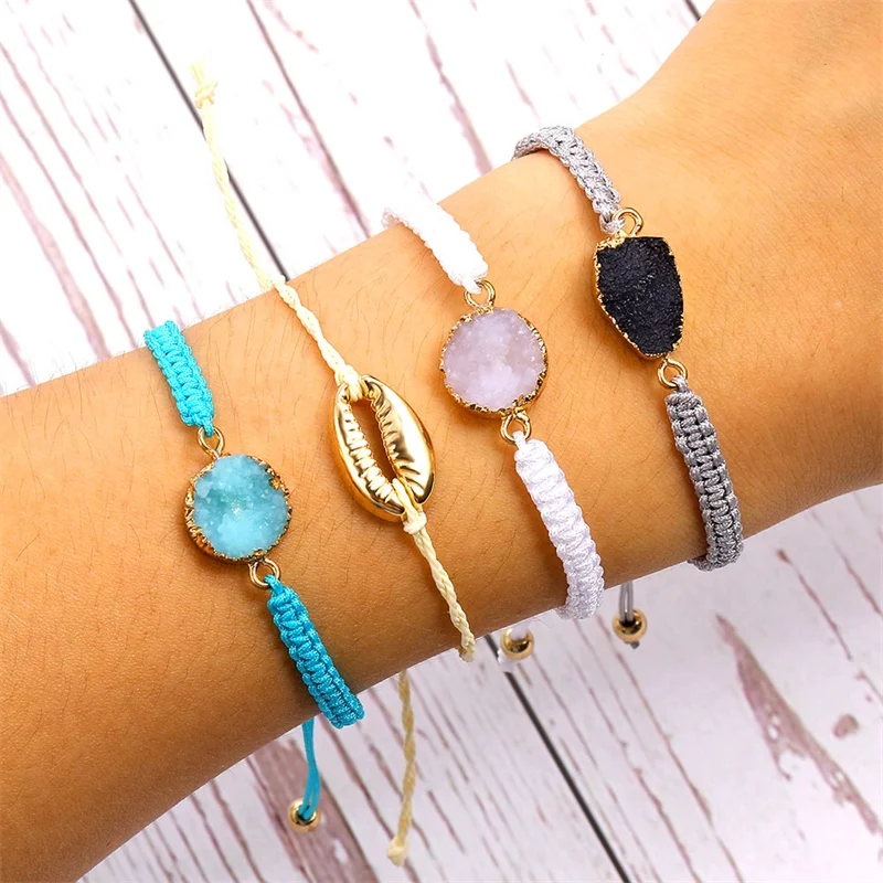 SOUQ Bohemian Rope Bracelets Set For Woman Men Lovers 2019 INS Adjustable Multilayer Bracelet Friendship Fashion Jewelry Gifts
SOUQ Bohemian Rope Bracelets Set For Woman Men Lovers 2019 INS Adjustable Multilayer Bracelet Friendship Fashion Jewelry Gifts