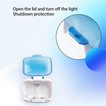 Toothbrush Clean Disinfection Sanitizer Portable Antibacteria UV Light Toothbrush Disinfection Box Battery Powered Oral Hygiene
Toothbrush Clean Disinfection Sanitizer Portable Antibacteria UV Light Toothbrush Disinfection Box Battery Powered Oral Hygiene