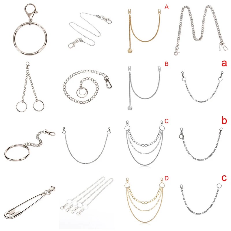 1PCS HipHop Trendy Jewelry Rock Punk Jeans Keychain New Metal Trousers Pant Chain Wallet Belt Silver Ring Clip Keyring
1PCS HipHop Trendy Jewelry Rock Punk Jeans Keychain New Metal Trousers Pant Chain Wallet Belt Silver Ring Clip Keyring