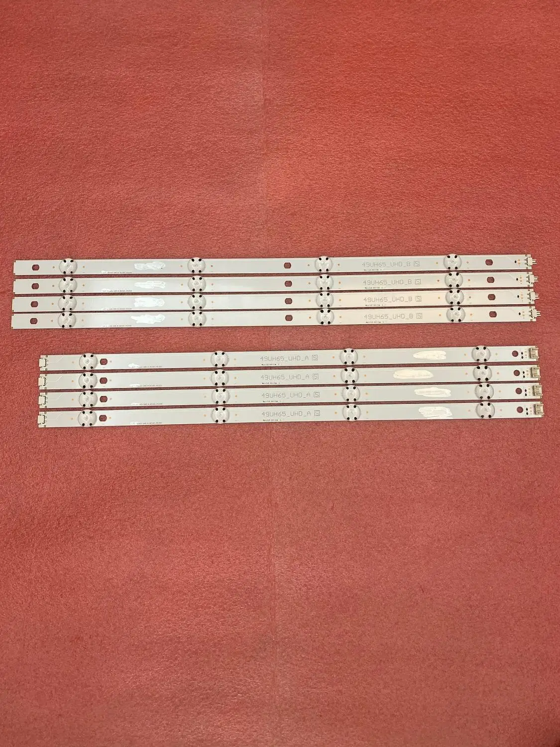 New 8 PCS/set LED backlight strip for 49inch LG TV 49UH65_UHD_A B SSC_49inch_UHD_B A
New 8 PCS/set LED backlight strip for 49inch LG TV 49UH65_UHD_A B SSC_49inch_UHD_B A