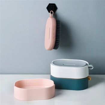 Wall-Mounted Self-Adhesive Soap Dish Multi-Function Board Brush Two-In-One Soap Dish Bathroom Toilet Supplies
Wall-Mounted Self-Adhesive Soap Dish Multi-Function Board Brush Two-In-One Soap Dish Bathroom Toilet Supplies