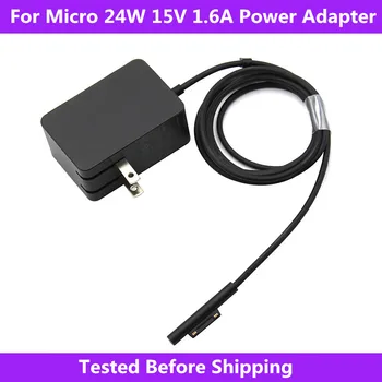 For Microsoft Surface Go / Pro 4 / Pro 3 / Pro 2017 Intel Core M3 1735 Tablet Charger 24W 15V 1.6A AC Power Adapter Charger Cord
For Microsoft Surface Go / Pro 4 / Pro 3 / Pro 2017 Intel Core M3 1735 Tablet Charger 24W 15V 1.6A AC Power Adapter Charger Cord